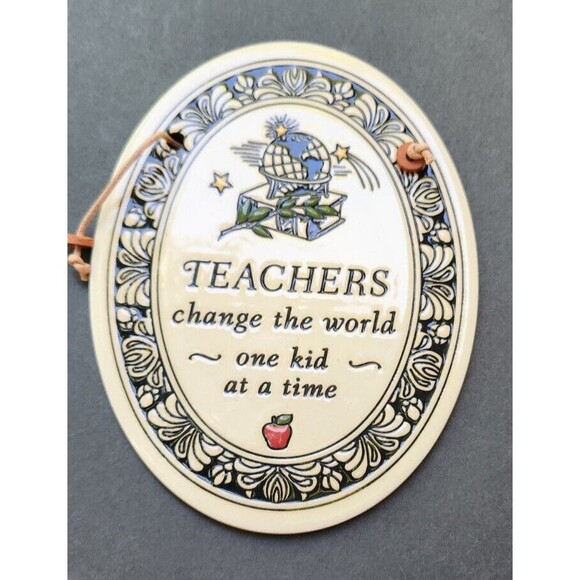 Teacher’s Plaque By Trinity Pottery Of Wisconsin - Picture 11 of 12